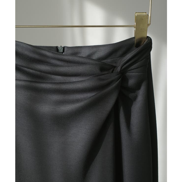 Louere ファスナースリットツイストデザインIラインスカート | Louere | 詳細画像21 