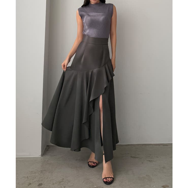 Louere イレヘムスリットフレアスカート | Louere | 詳細画像12 