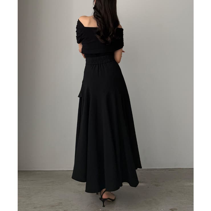 Louere イレヘムスリットフレアスカート | Louere | 詳細画像5 