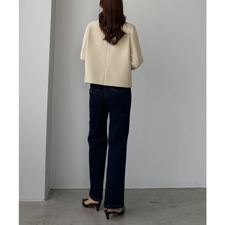 Louere ノーカラーゴールドボタンジャケット | Louere | 詳細画像12 