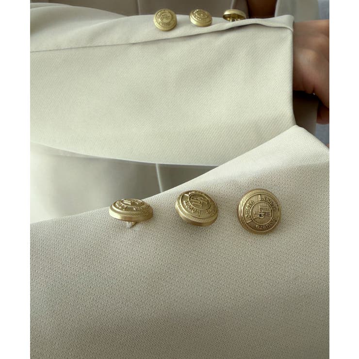 Louere ノーカラーゴールドボタンジャケット | Louere | 詳細画像16 