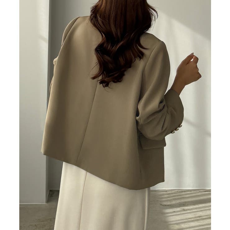 Louere ノーカラーゴールドボタンジャケット | Louere | 詳細画像20 