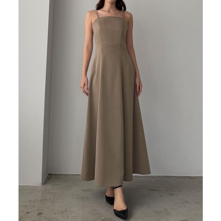 Louere バックスリットショートジャケットsetキャミフレアワンピース | Louere | 詳細画像14 