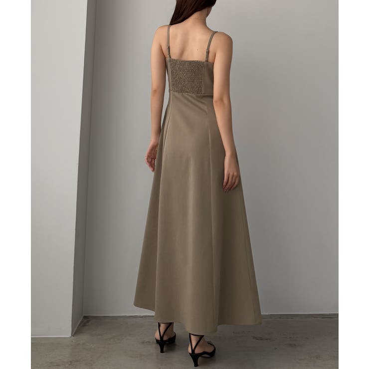 Louere バックスリットショートジャケットsetキャミフレアワンピース | Louere | 詳細画像15 