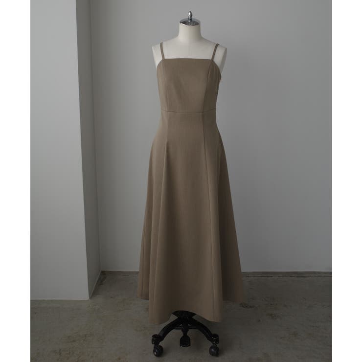 Louere バックスリットショートジャケットsetキャミフレアワンピース | Louere | 詳細画像19 