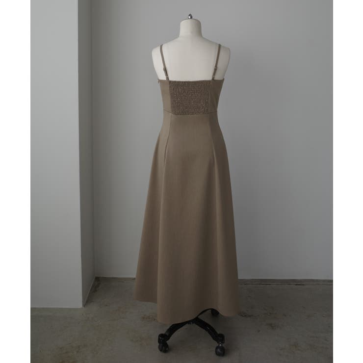 Louere バックスリットショートジャケットsetキャミフレアワンピース | Louere | 詳細画像20 