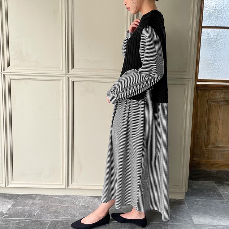 BLACKコムデギャルソン ベストニットドッキングワンピース BLACKコムデギャルソン ベストニットドッキングワンピース 楽天市場