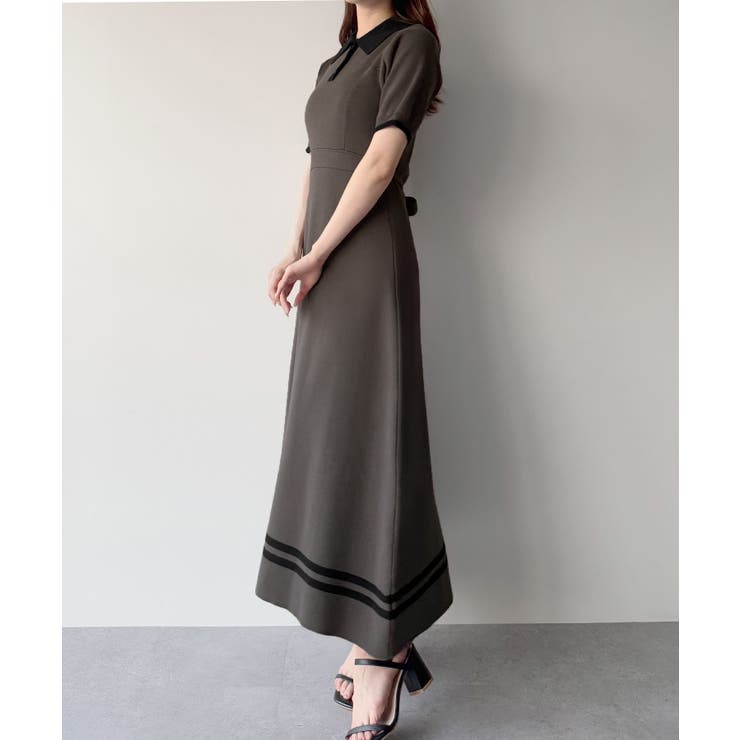 ワンピース NOANOA near.nippon (ニアー ニッポン)＞コード刺繍ワンピース