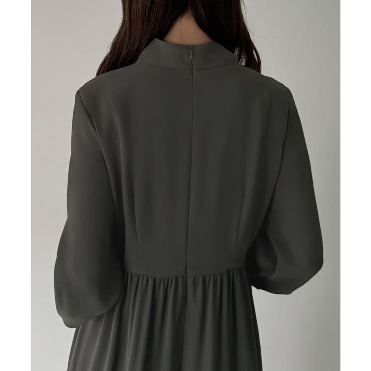 mipiarl  ボウタイティアードワンピース | JUNOAH | 詳細画像13 