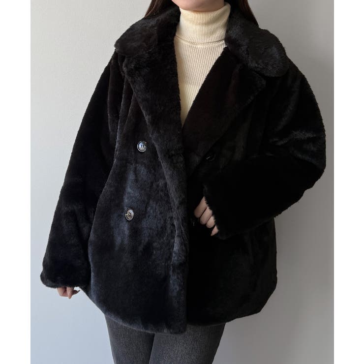 mipiarl  ステンカラーファーミドルコート | JUNOAH | 詳細画像7 