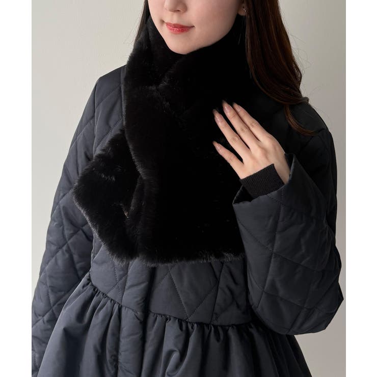 mipiarl  2WAYフェイクファーマフラー  | JUNOAH | 詳細画像12 