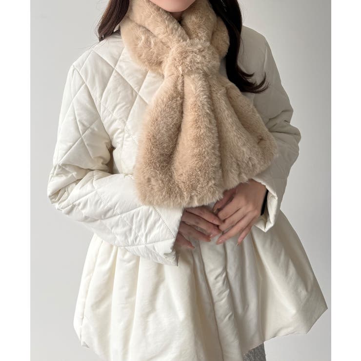 mipiarl  2WAYフェイクファーマフラー  | JUNOAH | 詳細画像3 