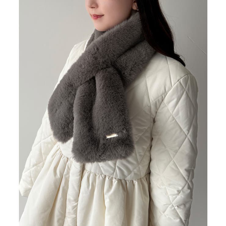 mipiarl  2WAYフェイクファーマフラー  | JUNOAH | 詳細画像6 