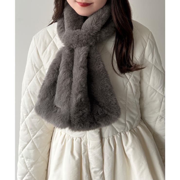 mipiarl  2WAYフェイクファーマフラー  | JUNOAH | 詳細画像8 