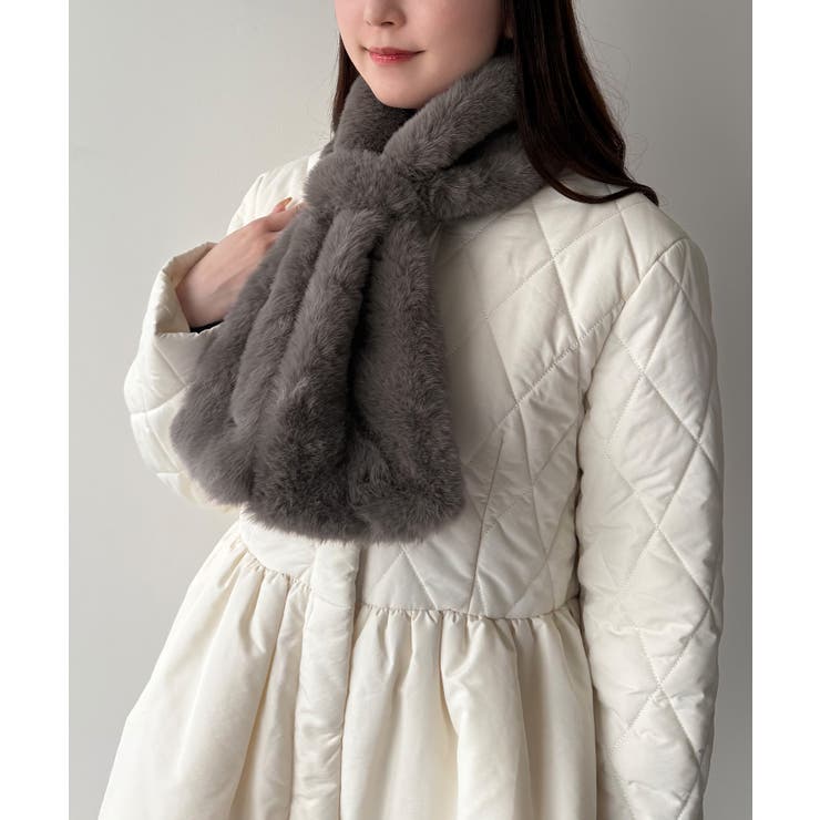 mipiarl  2WAYフェイクファーマフラー  | JUNOAH | 詳細画像9 