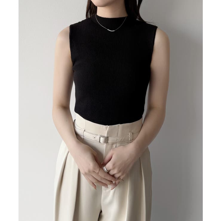 mipiarl  2WAYシャツブラウス＋ノースリニットセット | JUNOAH | 詳細画像5 