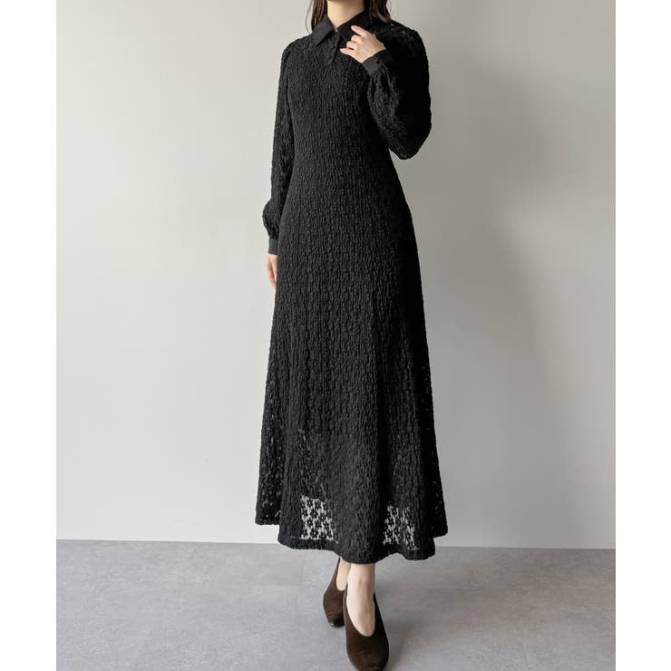 mipiarl  レースポロワンピース（ぺチワンピースセット） | JUNOAH | 詳細画像6 