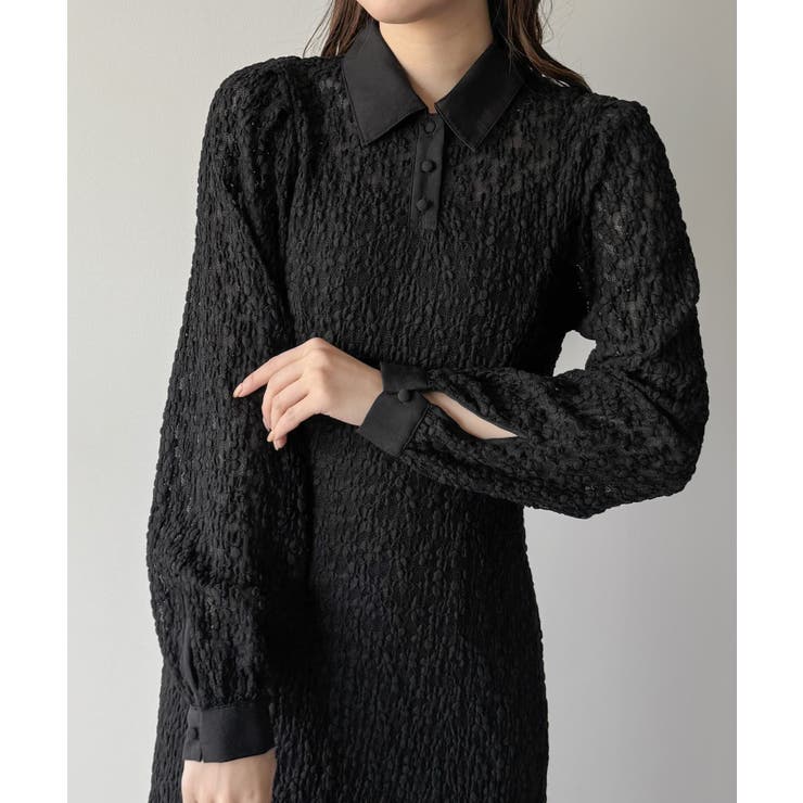 mipiarl  レースポロワンピース（ぺチワンピースセット） | JUNOAH | 詳細画像8 