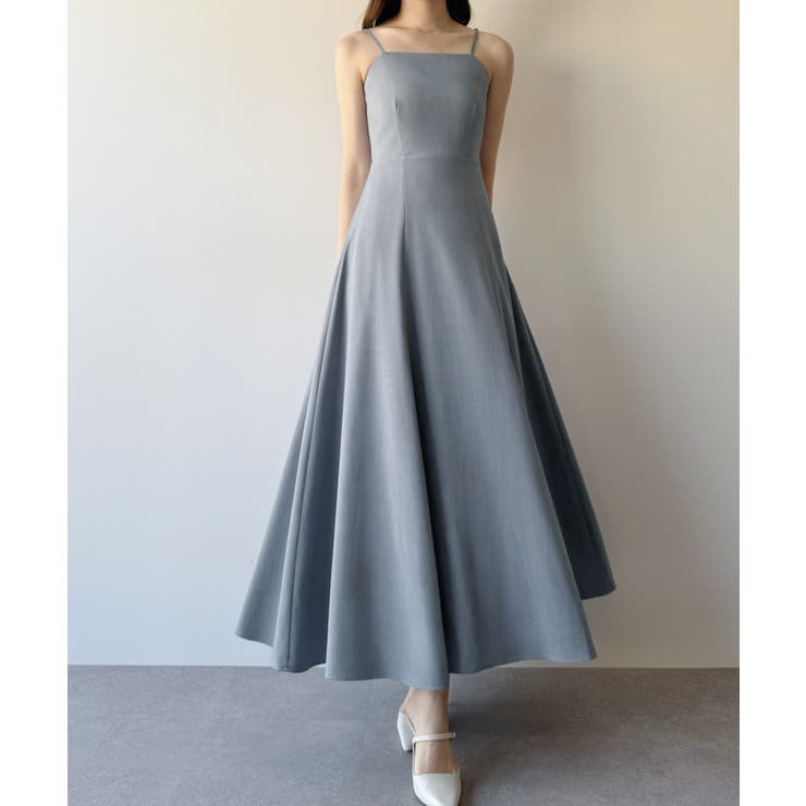 mipiarl  フリルカラーシアーブラウス＋フレアキャミワンピースＳＥＴ | JUNOAH | 詳細画像10 