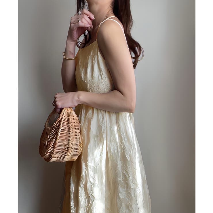 フラワー柄シアージャガードバックリボンワンピース | JUNOAH | 詳細画像8 