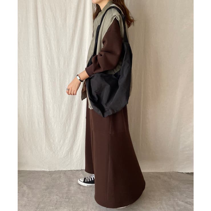 裏起毛スウェットマーメイドワンピース[品番：AMTW0005008]｜JUNOAH