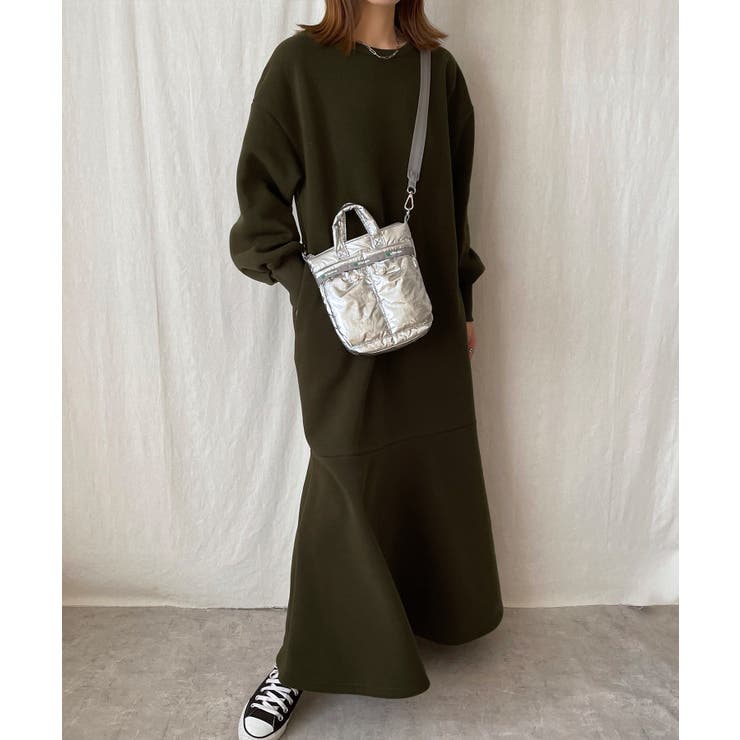 マーメイド 裏起毛スウェットマーメイドワンピース[品番：AMTW0005008]｜JUNOAH