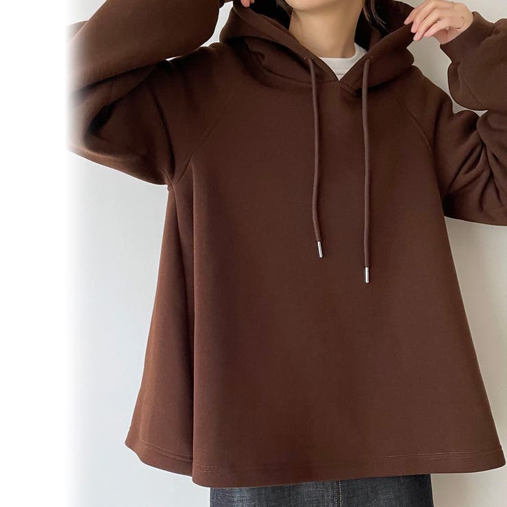 裏起毛フレアパーカー[品番：AMTW0009554]｜JUNOAH（ジュノア ）の