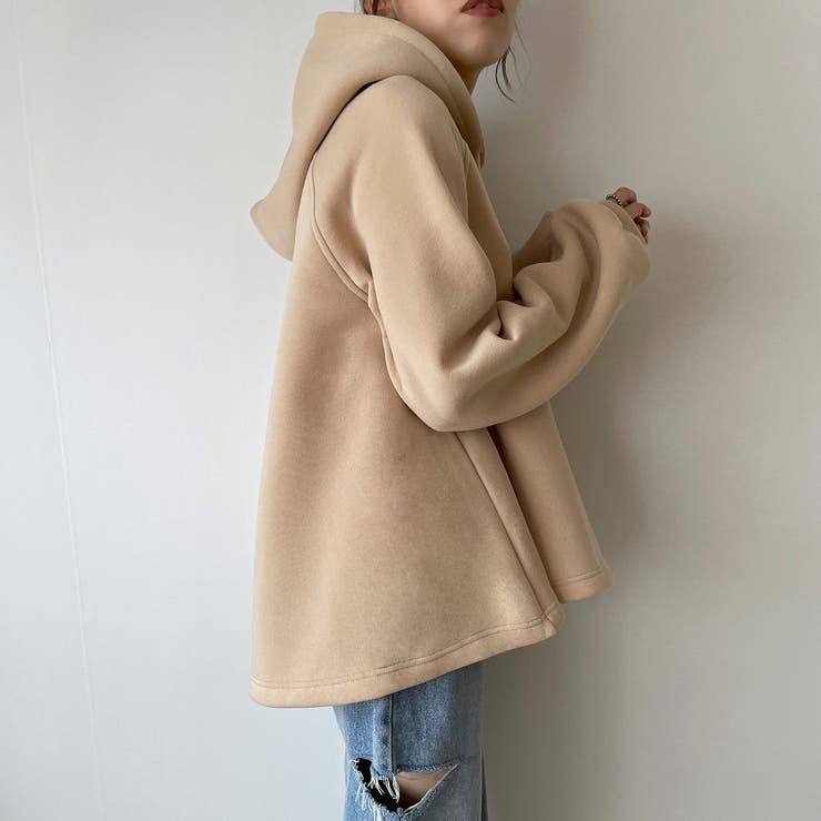 裏起毛フレアパーカー[品番：AMTW0009554]｜JUNOAH（ジュノア ）の