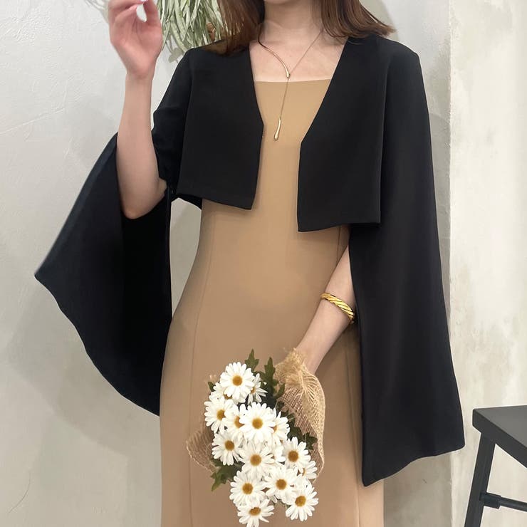 【Audie a Muses】スリットスリーブノーカラージャケット 黒 42 スリットスリーブノーカラージャケット black 42 - メルカリ