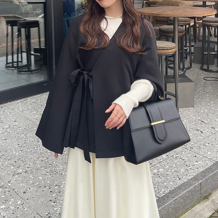 薄手）カシュクールノーカラージャケット[品番：AMTW0010443]｜JUNOAH