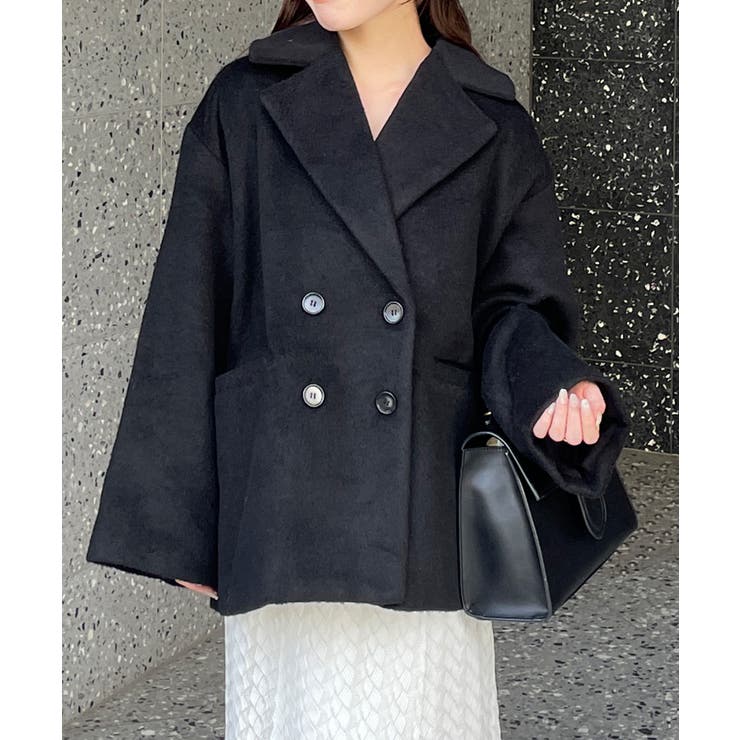 シャギーチェスターミドルコート | JUNOAH | 詳細画像1 