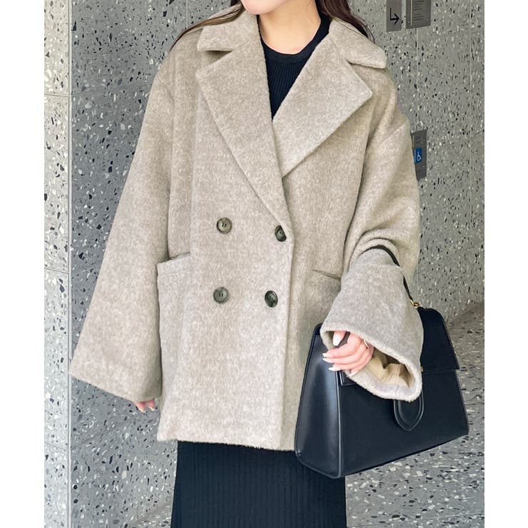 モカ | シャギーチェスターミドルコート | JUNOAH