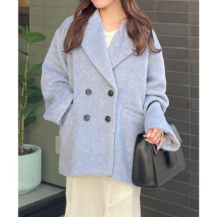 シャギーチェスターミドルコート | JUNOAH | 詳細画像5 