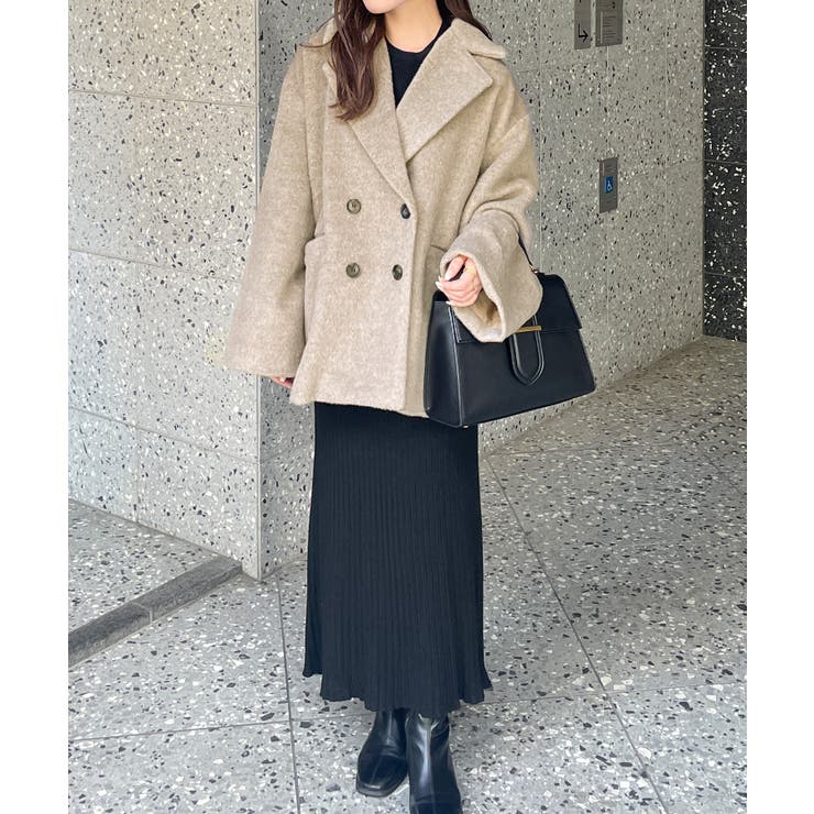 シャギーチェスターミドルコート | JUNOAH | 詳細画像7 