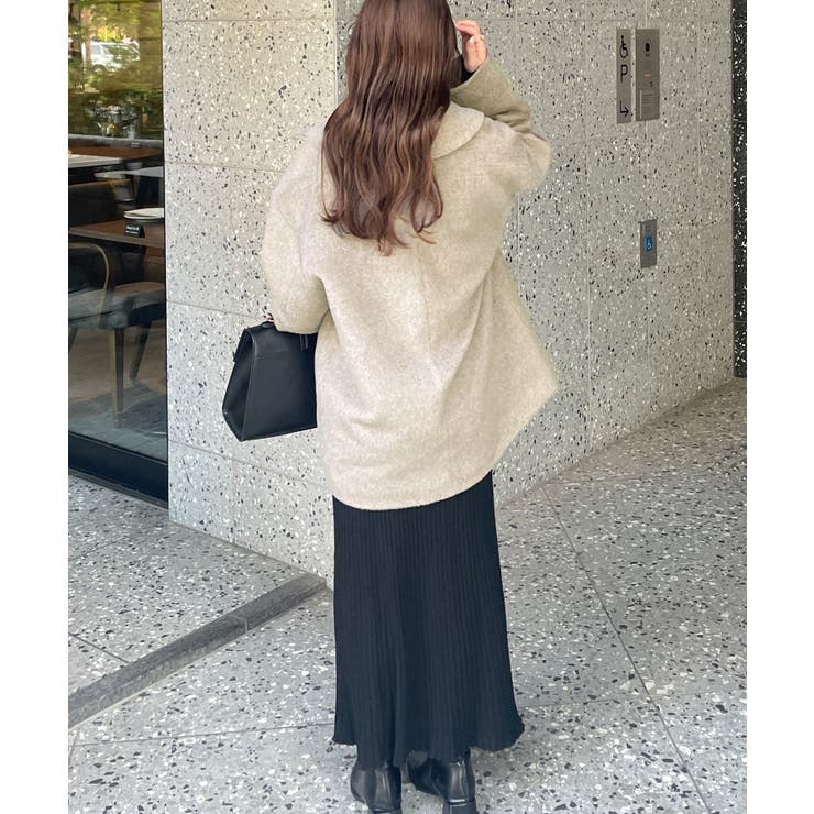 シャギーチェスターミドルコート | JUNOAH | 詳細画像8 