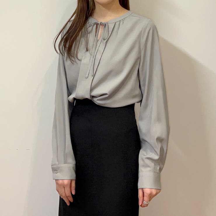 BABY リボン衿ブラウス ブラウン Pastoral Decoration Paletteブラウス – BABY, THE STARS SHINE