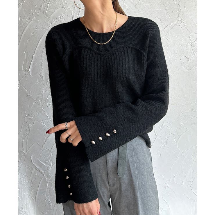 ビスチェドッキングニット | JUNOAH | 詳細画像5 