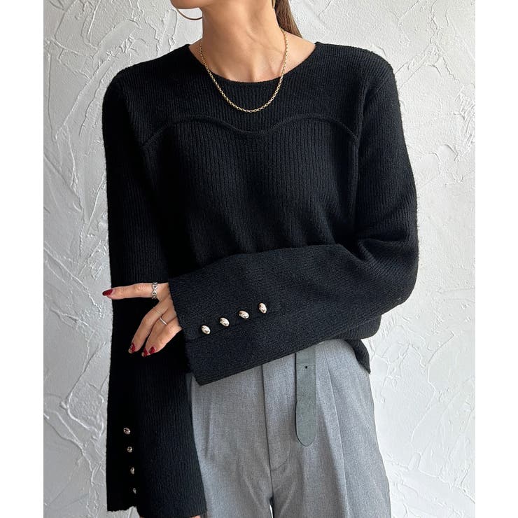 ビスチェドッキングニット | JUNOAH | 詳細画像7 