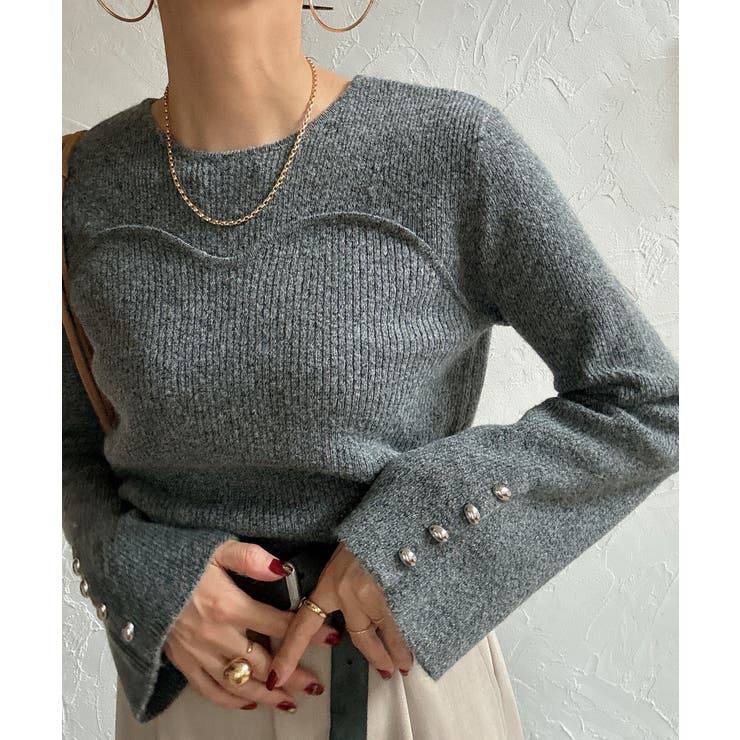 ビスチェドッキングニット | JUNOAH | 詳細画像8 