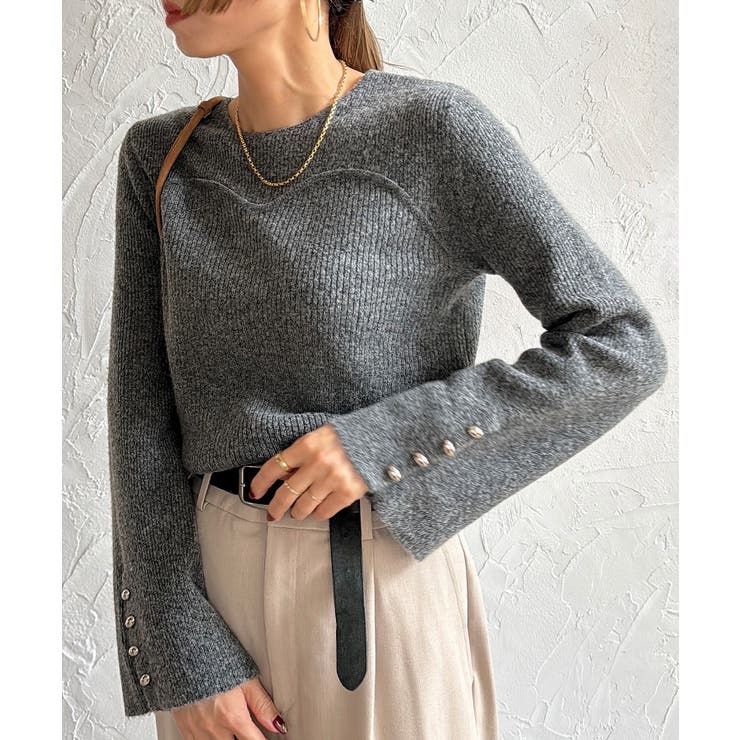 ビスチェドッキングニット | JUNOAH | 詳細画像9 