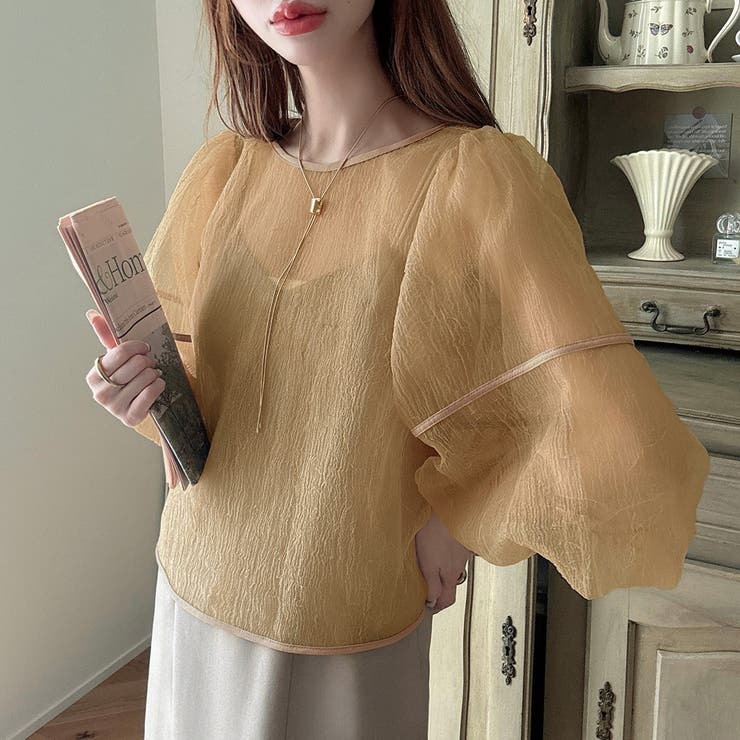 新品未使用　rihka シアーブラウス　シャトン rihka シアーブラウス シャトン sheer blouse / chaton - メルカリ