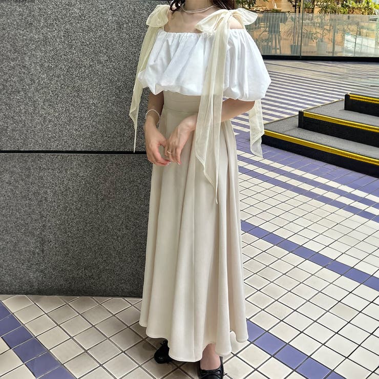GIVENCHY ジュエルバンドフレアワンピース GIVENCHY ジュエルバンドフレアワンピース