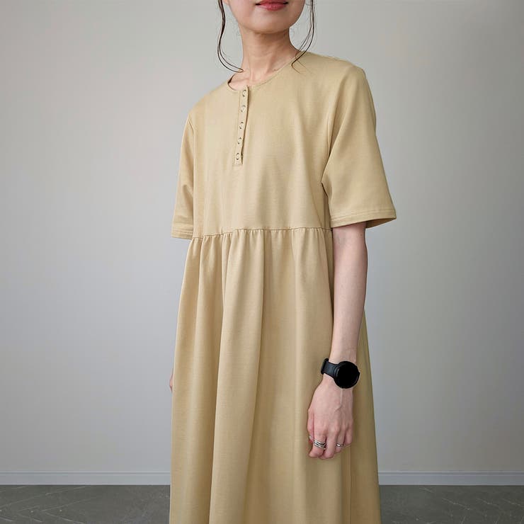 値下げ　新品　JUNOワンピース JUNOAH ワンピース バックレースアップフレアカットワンピース