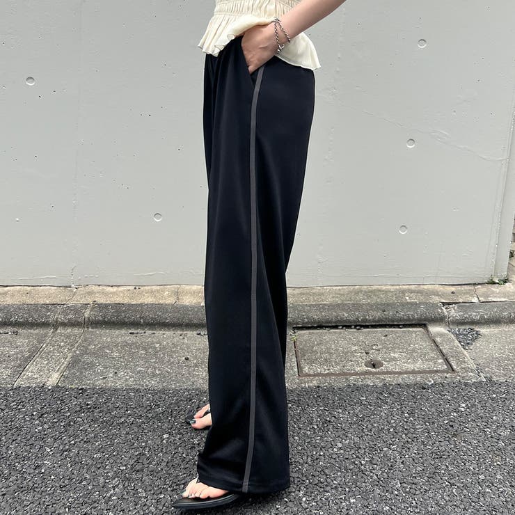 サイドラインセンタープレスパンツ[品番：AMTW0010603]｜JUNOAH