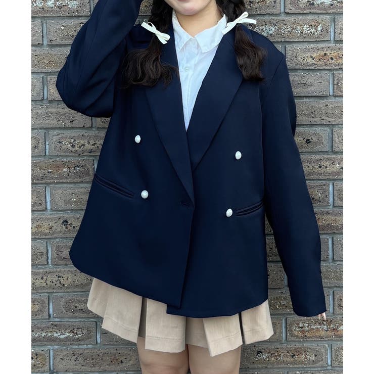 新品 myu パール ❤︎ ベージュ テーラージャケット トレンチ