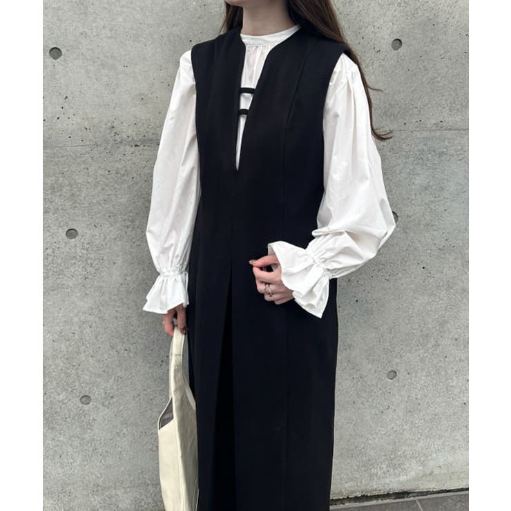 スリットネックワンピース[品番：AMTW0011688]｜JUNOAH