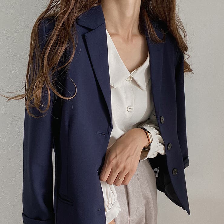 3ボタンテーラードジャケット[品番：AMTW0002246]｜LAUIR