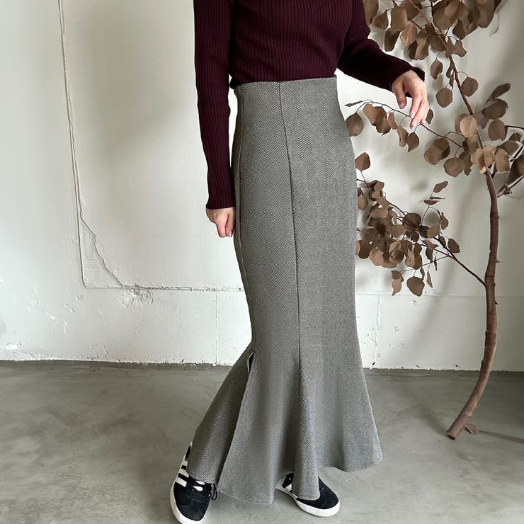 Coyseio WAVE MERMAID SKIRT GREY スカート ヘリン Coyseio WAVE