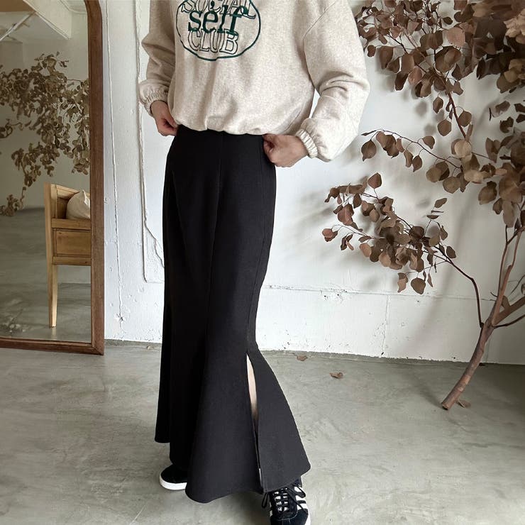 ヘリンボーンマーメイドスカート[品番：AMTW0011266]｜LAUIR（ラウアー