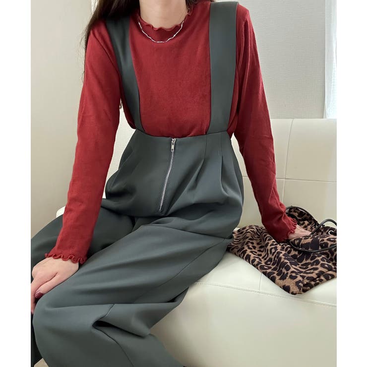 フロントジップサロペット | LAUIR | 詳細画像10 